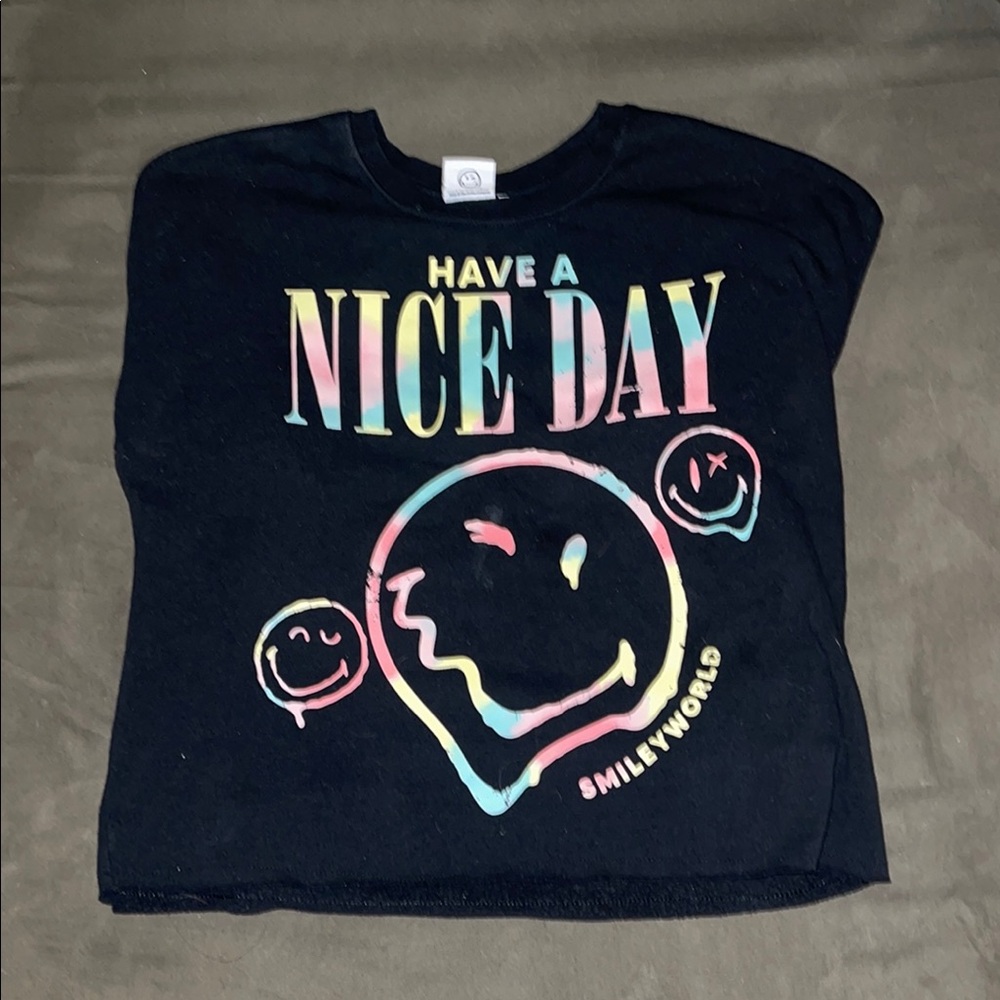 Smiley World Black sweater